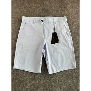 Greyson Montauk Golf Shorts Wolf Blue Size 33 New With Tags 10 Inch
